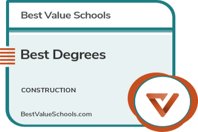 Best Construction Management Degrees badge